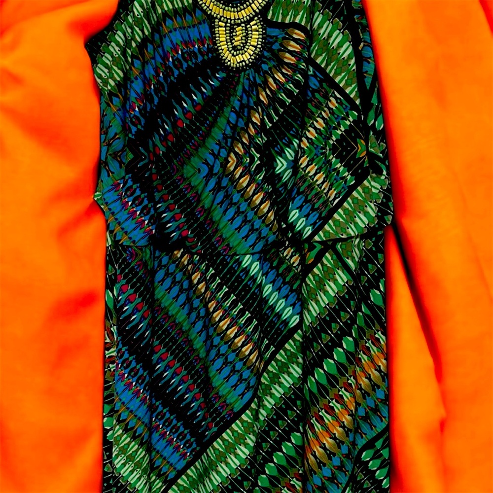 Multi color maxi dress